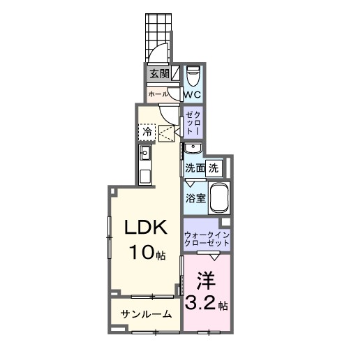 ヒカルサ浜松渡瀬町 間取り図