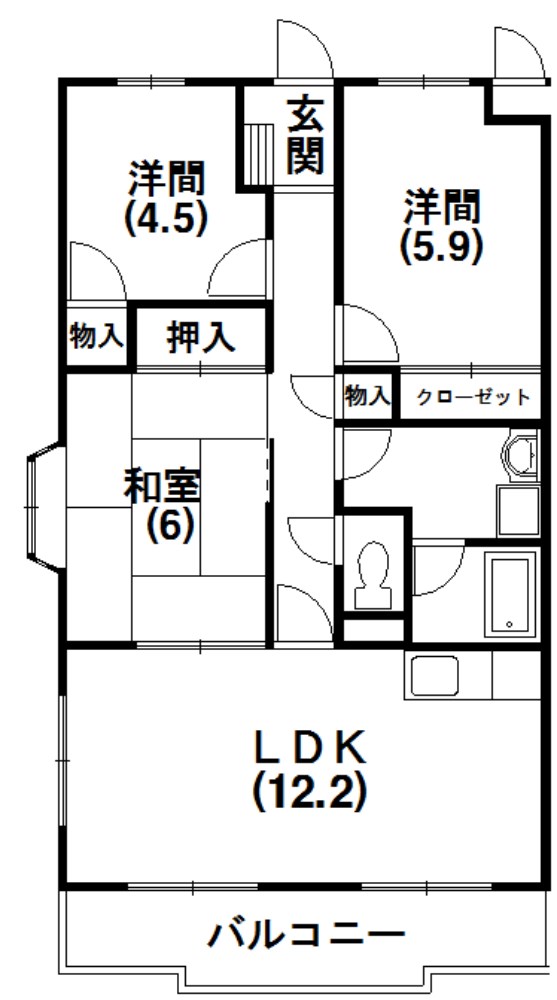 メゾンマロニエ 間取り図