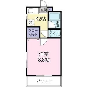 根上り松マンション松山 間取り図