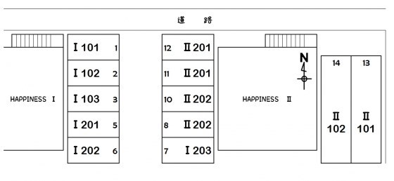 HAPPINESSI 駐車場
