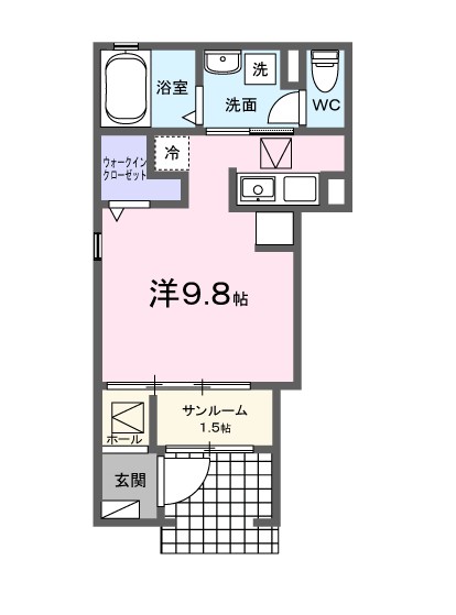 フェリスⅤ 間取り図
