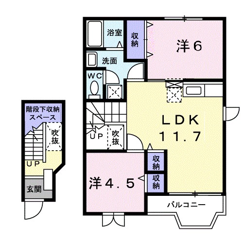 サニーフォレストＣ 間取り図
