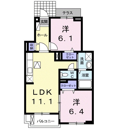 ラブリーみしま 間取り図