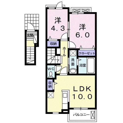 メゾン　オーブ 間取り図