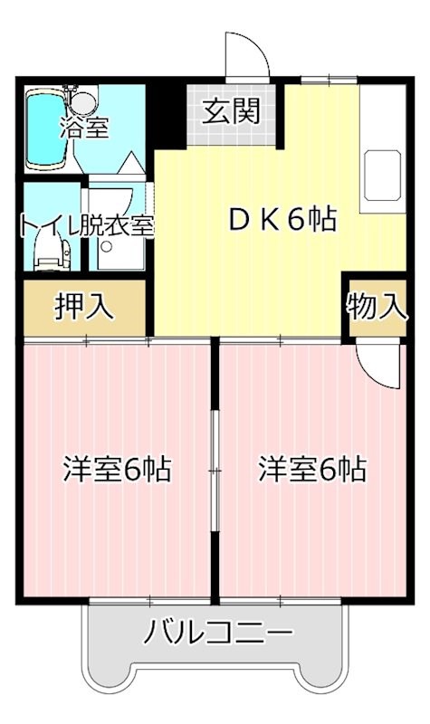 ハイツカトレアA 間取り