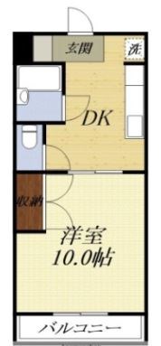 マンションアトランティスⅡ 間取り図