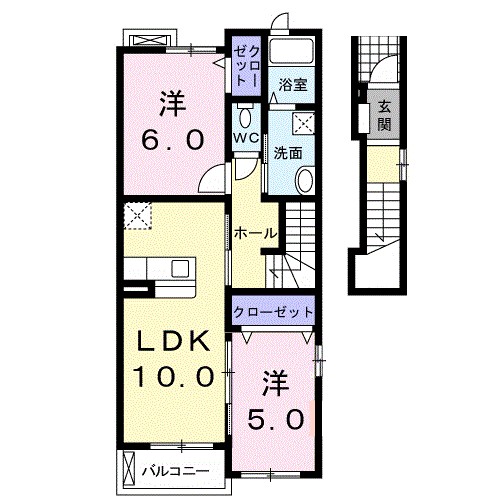 ボヌールⅠ 間取り図