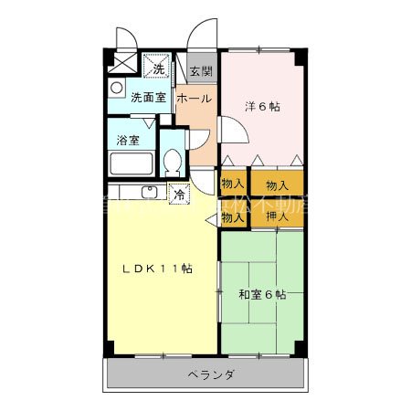 ケイパレスⅡ 間取り図