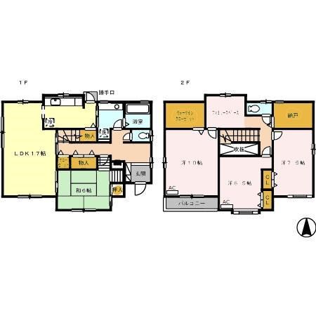 小谷邸借家 間取り図