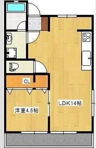 コンフォート一色 間取り図