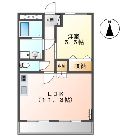 フィオーレ 間取り図