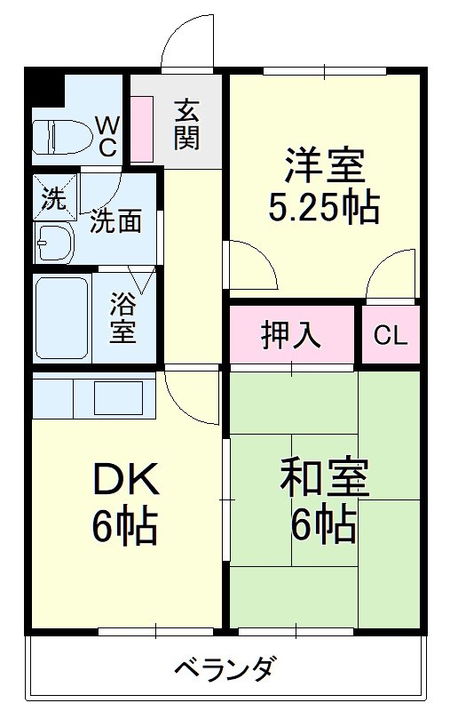 鈴木荘 間取り図