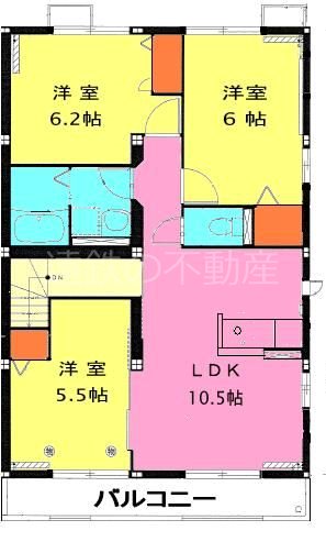 フローラマスイ 間取り図