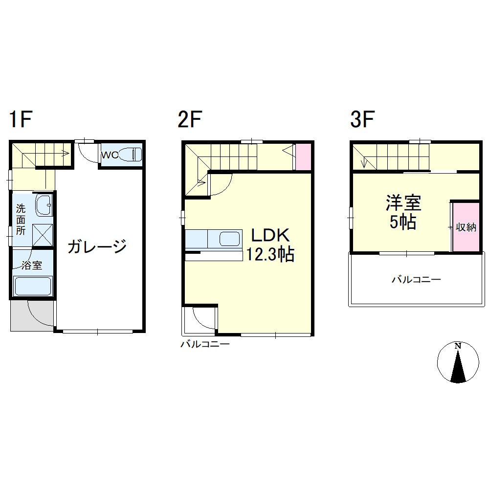 R-Garage助信 間取り図