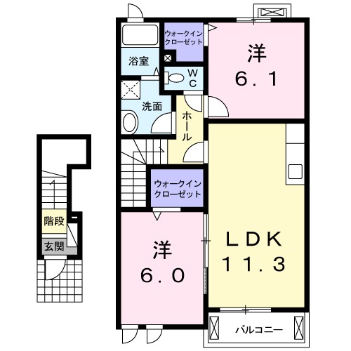 サンローズ 間取り図