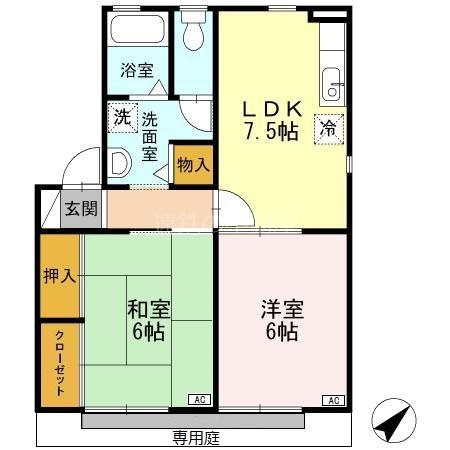 フォレスト・ヴィラ　A 間取り図