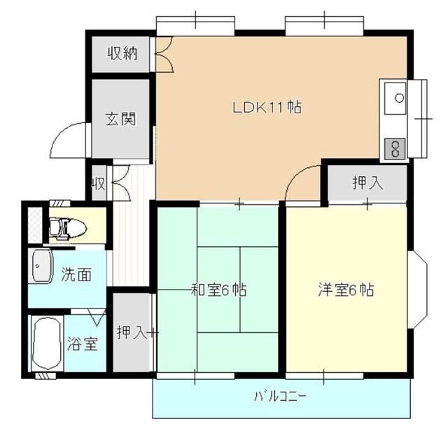 ハウスK 間取り図