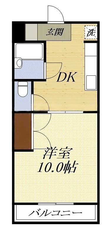 マンションアトランティスⅠ 間取り図