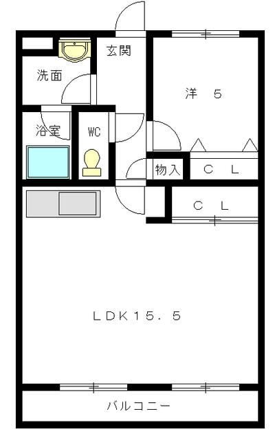 エステート領家Ⅰ 間取り図