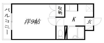 マンション紫尾 間取り図