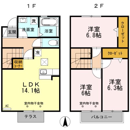 ドルチェ浅田  間取り図