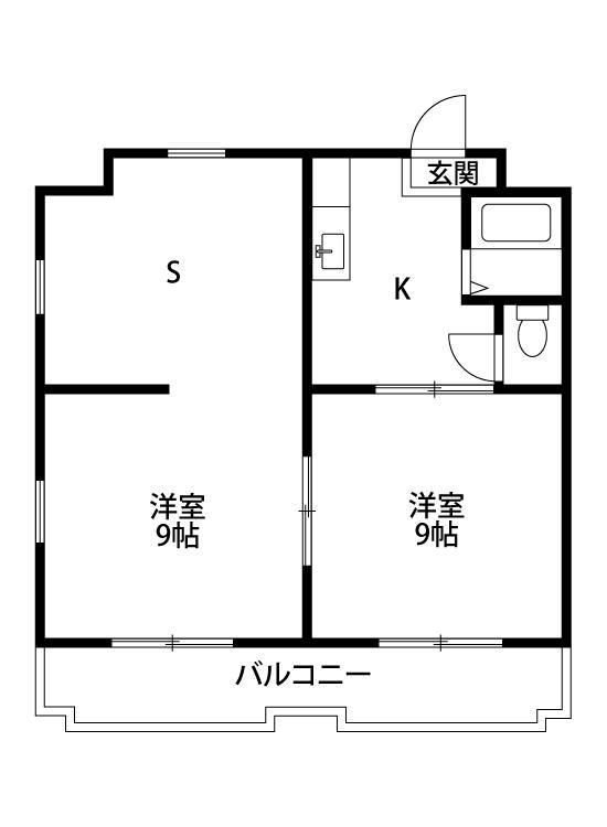 ボンセジュールナガイ 間取り図