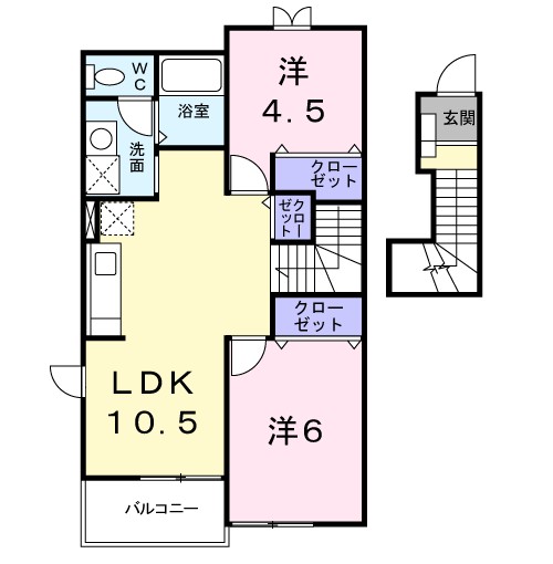 サンクローレⅡ 間取り図