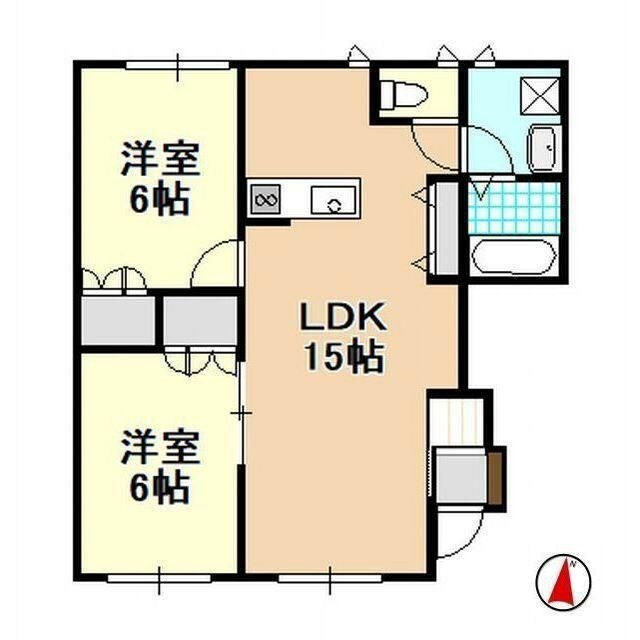 サザンコート 間取り図