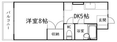 マンションリーフⅠ 間取り図