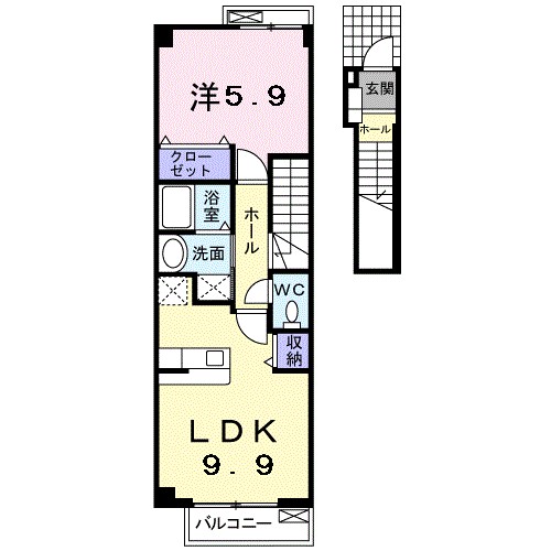 シャトースズキ 間取り図