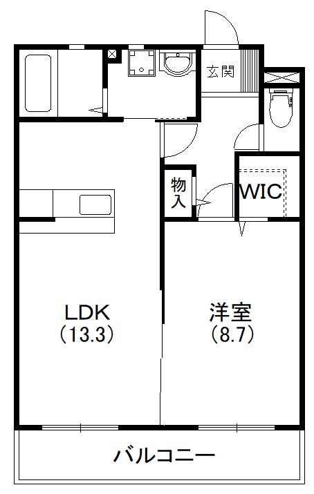 カーサセレナ 間取り図