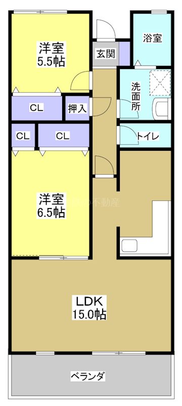 MSP住吉弐番館 間取り図