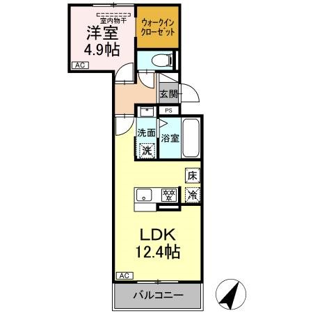 D-Hills栄町 間取り図