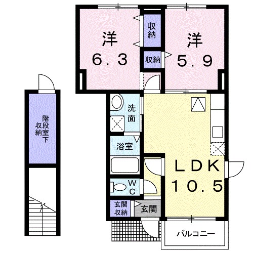 プラーノ佐七 間取り図
