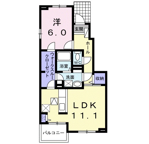 プリムローズⅢ 間取り図