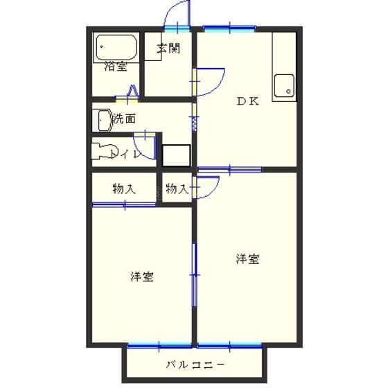 リヴェールJ　Ⅴ 間取り図