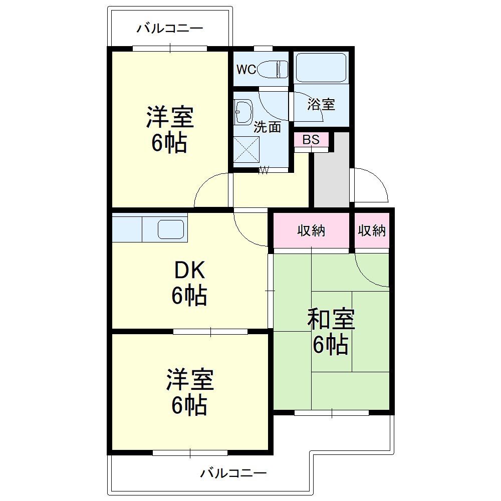 マンションロイヤルアイリス 間取り図
