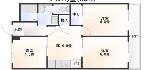 シャトレー天王 間取り図