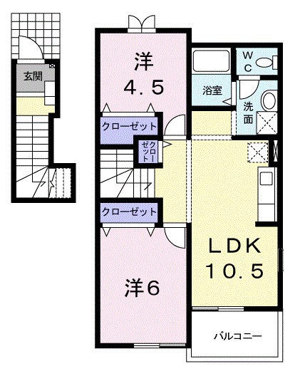 クレストール六瀬 間取り図