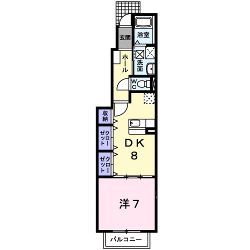 フルール・Ｍ＆Ｍ 間取り図