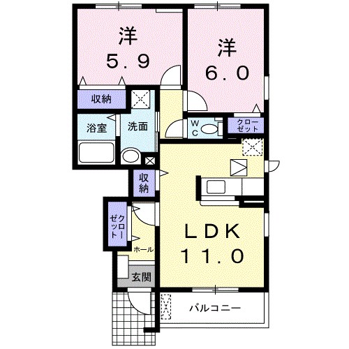 メゾン・ド・ファミーユ 間取り図