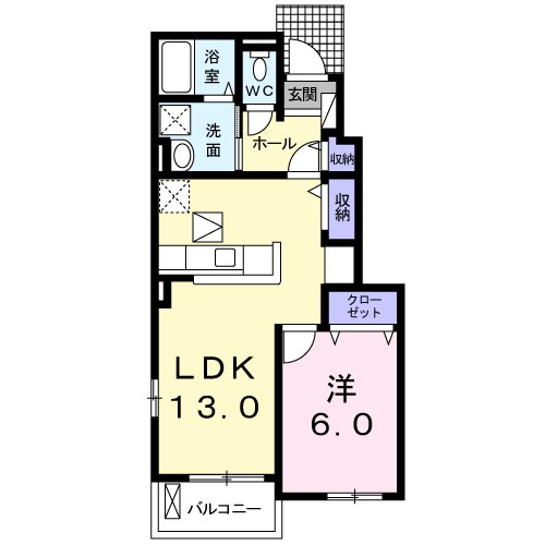 プリムローズＫ 間取り図