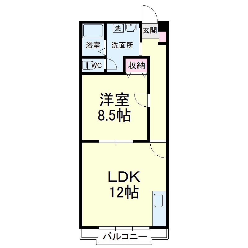 フォンテーヌ 間取り図