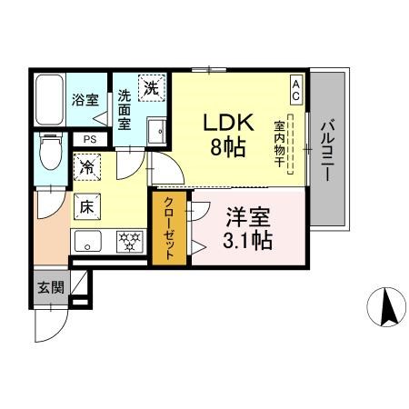D-ROOMパル 間取り図
