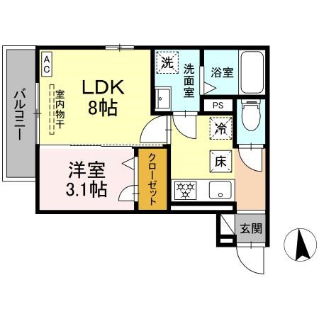 D-ROOMパル 間取り図