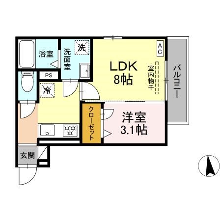 D-ROOMパル 間取り図