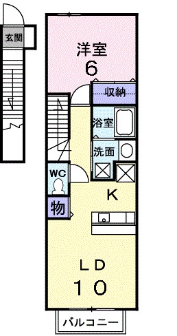 ルーナⅡ 間取り図