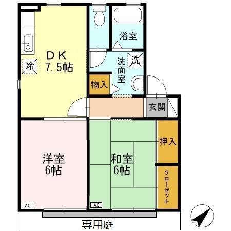 フォレスト・ヴィラ　A 間取り図