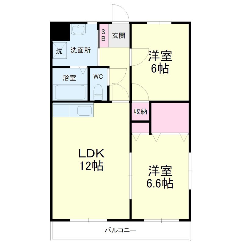 ブライトリー半田山 301号室 間取り