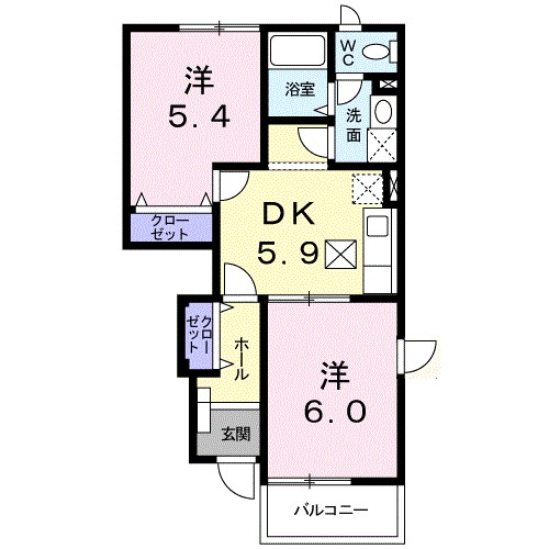 アプリコット・トゥリー 間取り図